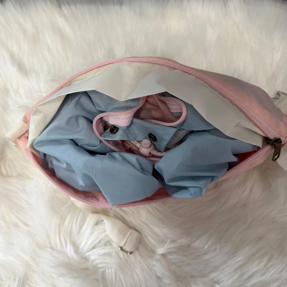 Vintage Boast - 80's 90's‎ Colorblock Windbreaker Convertible Fanny Pack Sz M